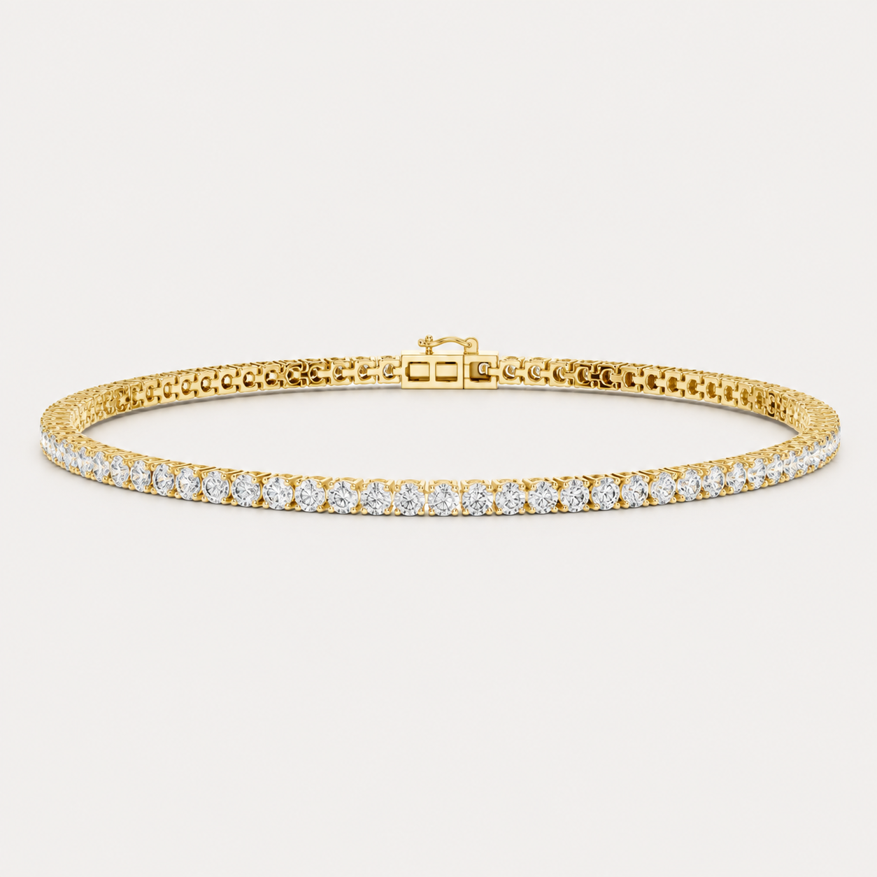 2ct Lab-Grown Diamond Tennis Bracelet