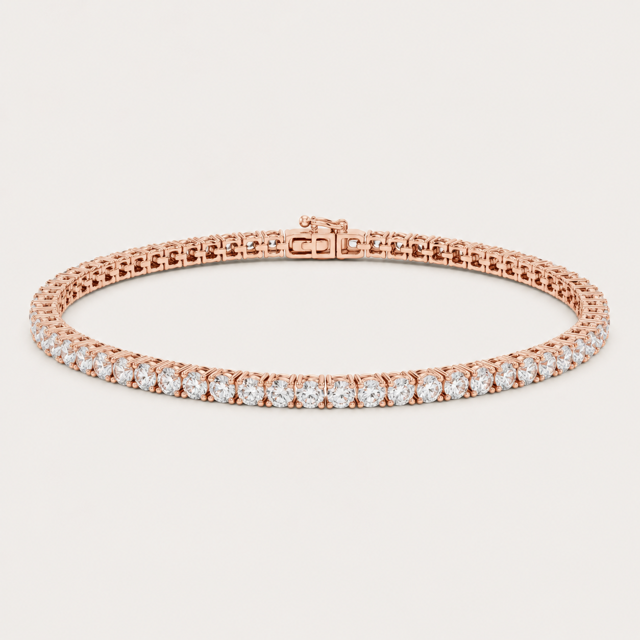 3ct Lab-Grown Diamond Tennis Bracelet