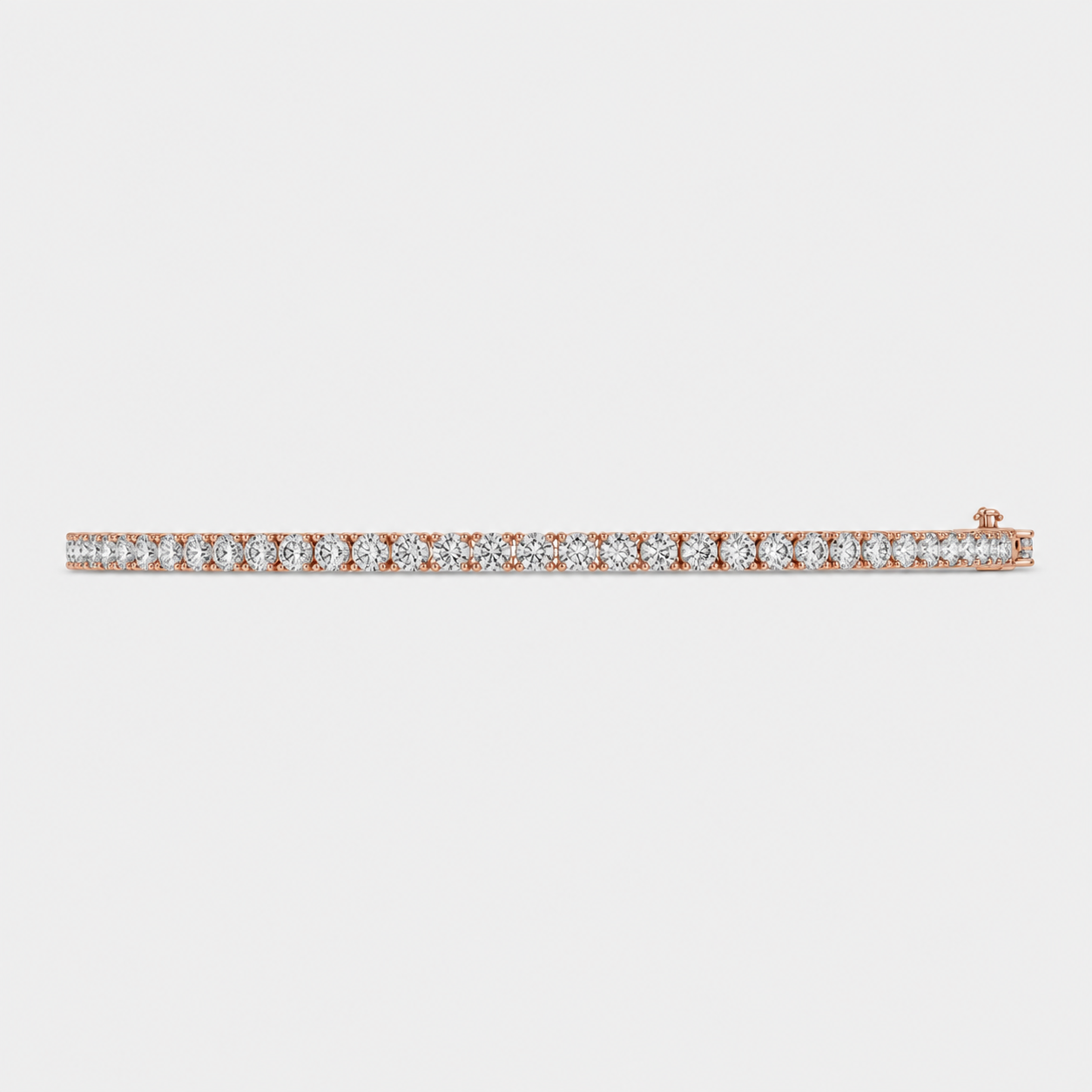 3ct Lab-Grown Diamond Tennis Bracelet