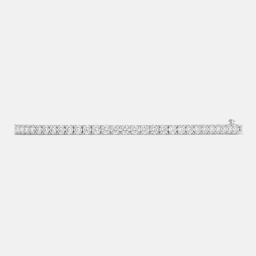 3ct Lab-Grown Diamond Tennis Bracelet