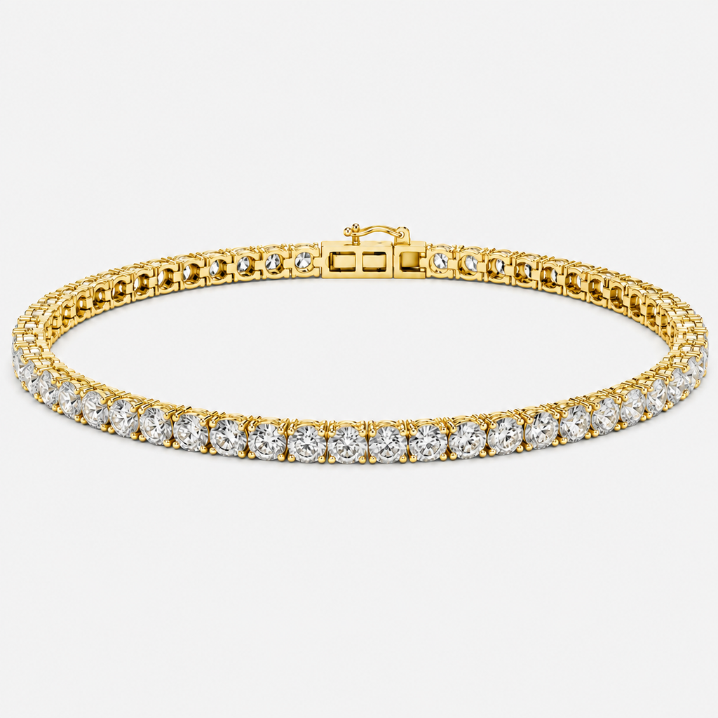 3ct Lab-Grown Diamond Tennis Bracelet