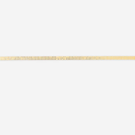 Triple Box Chain Bracelet 19cm - 18ct Solid Gold