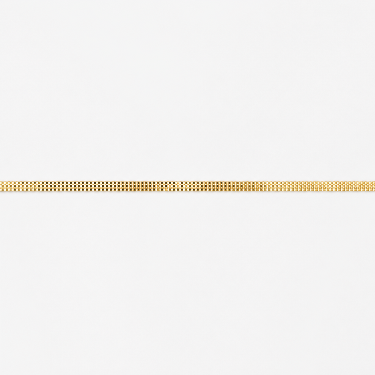 Triple Box Chain 50cm - 18ct Solid Gold.