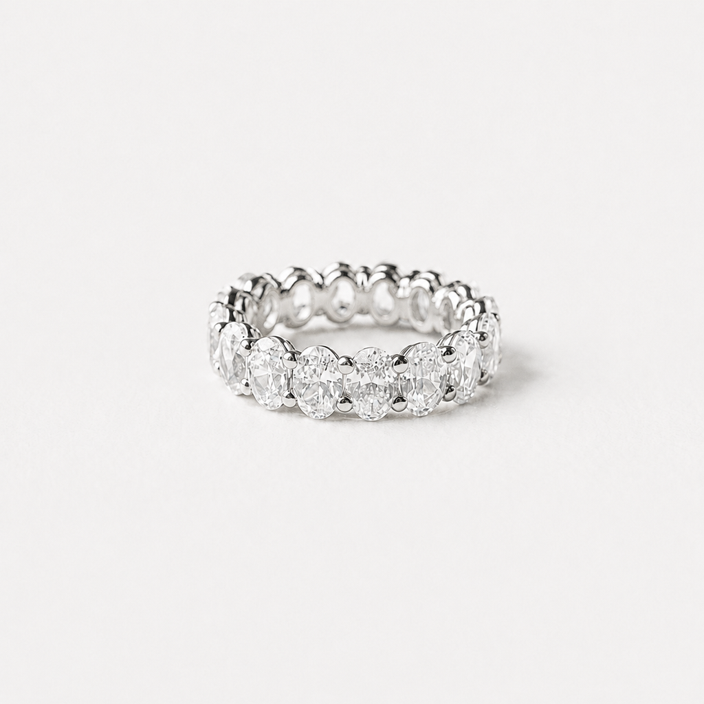 Metallic bracket on a white background